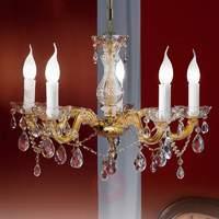 Dolores Chandelier Beautiful Crystals Five Bulbs