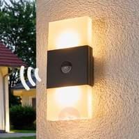 Double LED wall light Noxlite Lum Wall, sensor