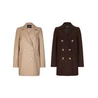 Double-Breasted Winter Peacoat - 2 Colours, 5 Sizes
