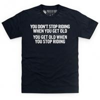 dont stop riding t shirt