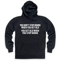 Don\'t Stop Riding Hoodie