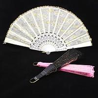 double layer lace hand fan more colors