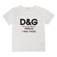 DOLCE AND GABBANA Junior Boys Prince Logo T Shirt