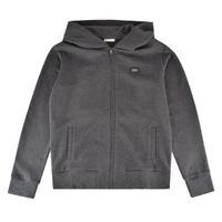 dolce and gabbana junior boys logo plated hooded sweatshirt