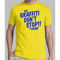 dont stop graffiti blue