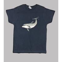 dolphin boy manga short dark blue