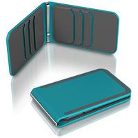dosh rfid luxe wallet azure turquoise