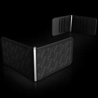 Dosh Embossed Luxe6 Wallet - Cubic Black