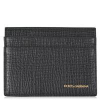 DOLCE AND GABBANA Textured Leather Card Holder