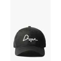 dope embroidered cap black