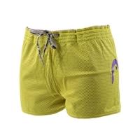 double power drag short violet and lime