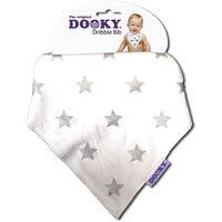 dooky dribble bib silver stars