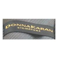 donna karen black luxury silk tie