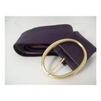 Dorothy Perkins Purple Leather Belt Size Large