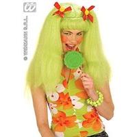 Dolly Blue/pink/green Wig For Hair Accessory Fancy Dress