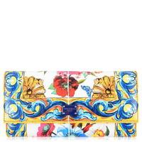 DOLCE AND GABBANA Majolica Continental Purse