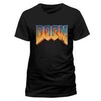 Doom - Logo T-shirt Black Ex Ex Large