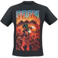 Doom - Classic Boxart Crewneck Men\'s T-shirt - Size L (ts240007doo-l)