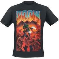 doom classic boxart crewneck mens t shirt size l ts240007doo l