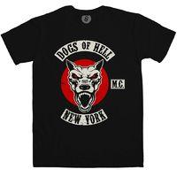 Dogs Of Hell Ny Front Print T Shirt