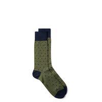 Dotted Socks - Moss Green