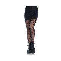 Double Layered Shredded Tights - Size: One Size
