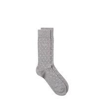 dot socks grey melange