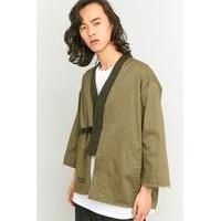 Dominate Jakarta Shibari Noragi Olive Layering Jacket, KHAKI