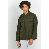 dominate jakarta army green trooper jacket khaki