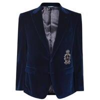 DOLCE AND GABBANA Embellished Velvet Blazer