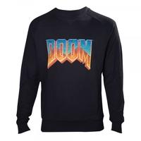 doom mens vintage logo x large sweater