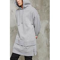 Double-Hem Longline Hoodie