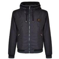 dolce and gabbana plate logo hooded jacket