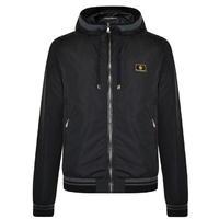 DOLCE AND GABBANA Plate Logo Hooded Jacket