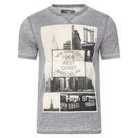 Downtown Brooklyn T-shirt in Pewter - Tokyo Laundry