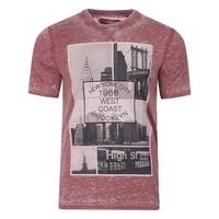 Downtown Brooklyn T-shirt in Oxblood - Tokyo Laundry