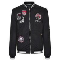 DOLCE AND GABBANA Badge Bomber Jacket