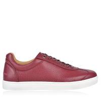 DOLCE AND GABBANA London Grained Leather Trainers