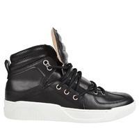 dolce and gabbana logo high top trainers