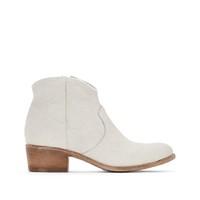 Donella High-Heeled Leather Ankle Boots