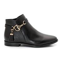 DOTAL Leather Zip-Up Boots