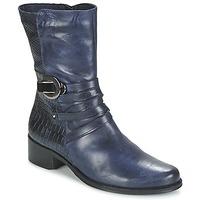 dorking dulce womens mid boots in blue