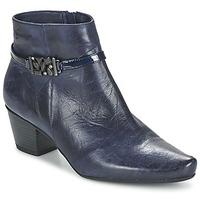 dorking triana womens low ankle boots in blue