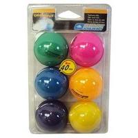 Donic Schildkrot Bright Colour Pops Table Tennis Balls 40mm (Pack Of 6)