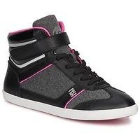 Dorotennis MONTANTE LACETS VELCRO women\'s Shoes (High-top Trainers) in black