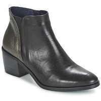 dorking cora womens low ankle boots in black