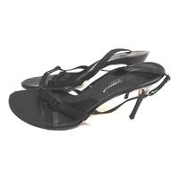 Dolce & Gabbana Size 4 Black Strappy Evening Sandals