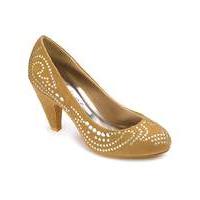 dolcis studded court shoes eee fit