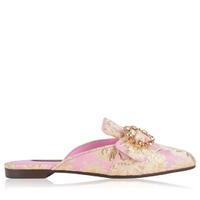 DOLCE AND GABBANA Jacquard Lux Mule
