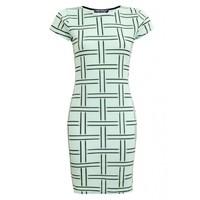 DOUBLE CHECK MINI BODYCON DRS